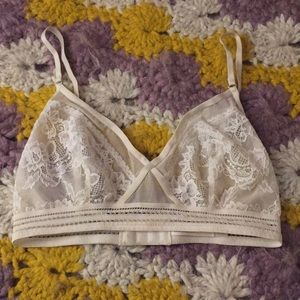 strappy lace bralette